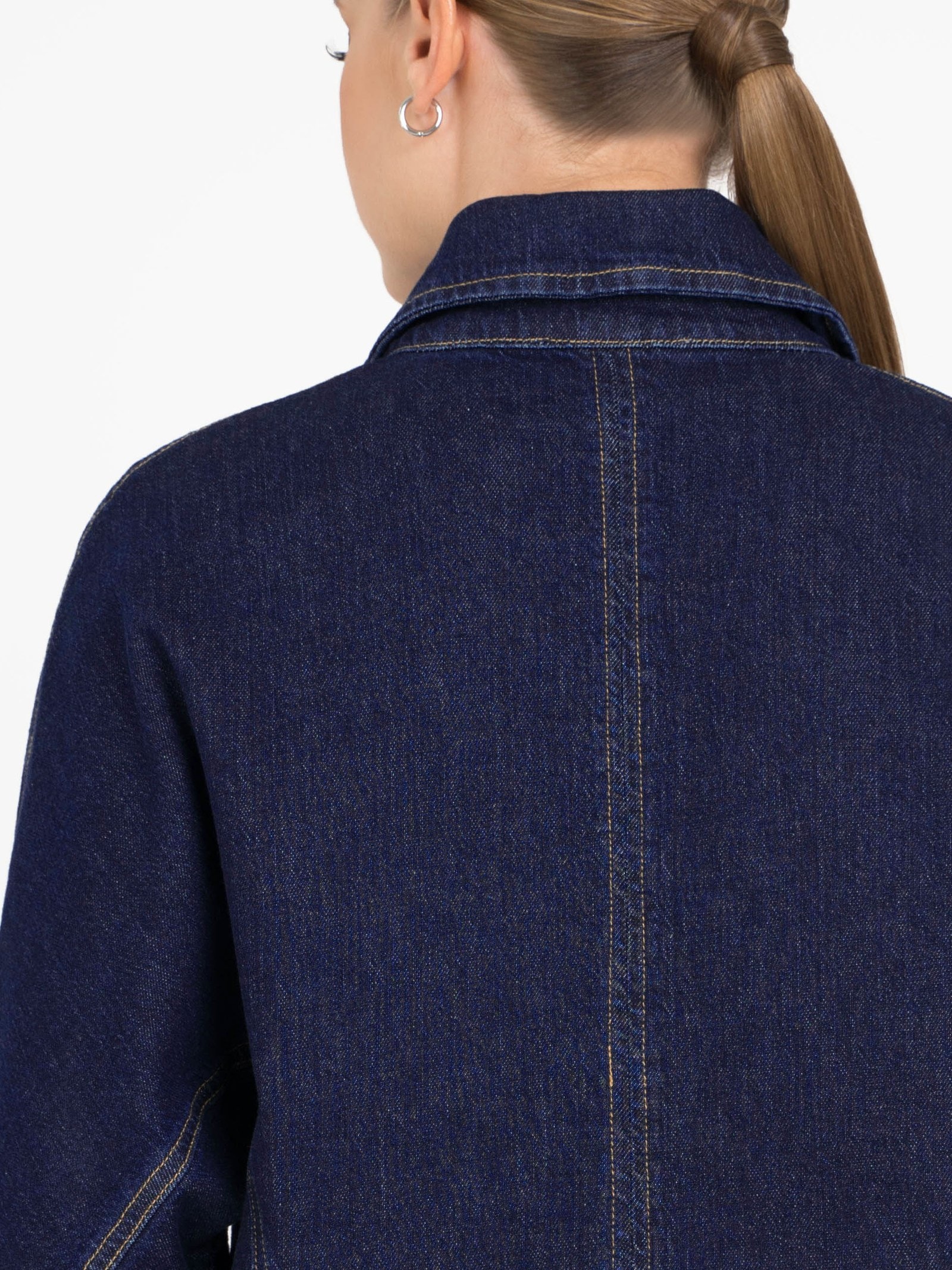 Single-Breasted Denim Jacket — 5
